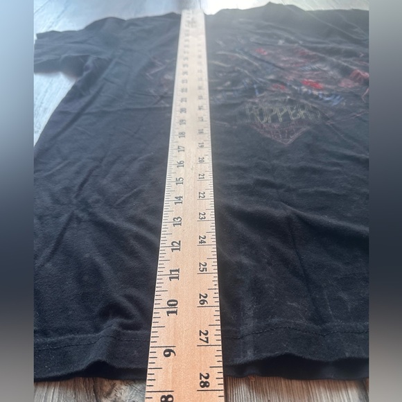 Affliction Black Men's T-Shirt Skull Choppers Size XL - Picture 8 of 8